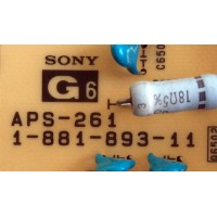 FUENTE DE PODER PARA TV SONY / NUMERO DE PARTE 147424011 / APS-266(CH) / 1-881-893-11 / 1-474-240-11 / APS-261 / MODELOS KDL-46HX800 / KDL-55HX800